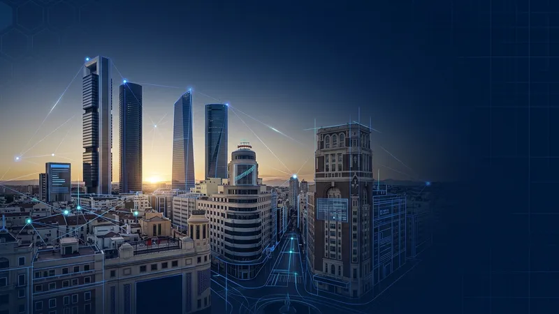 Map of Madrid's technology ecosystem with activity zones