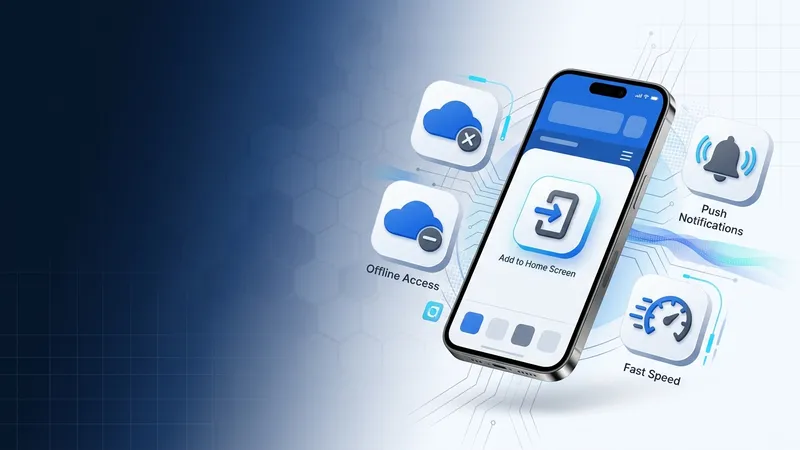 What is a PWA: explanatory diagram of progressive web technologies
